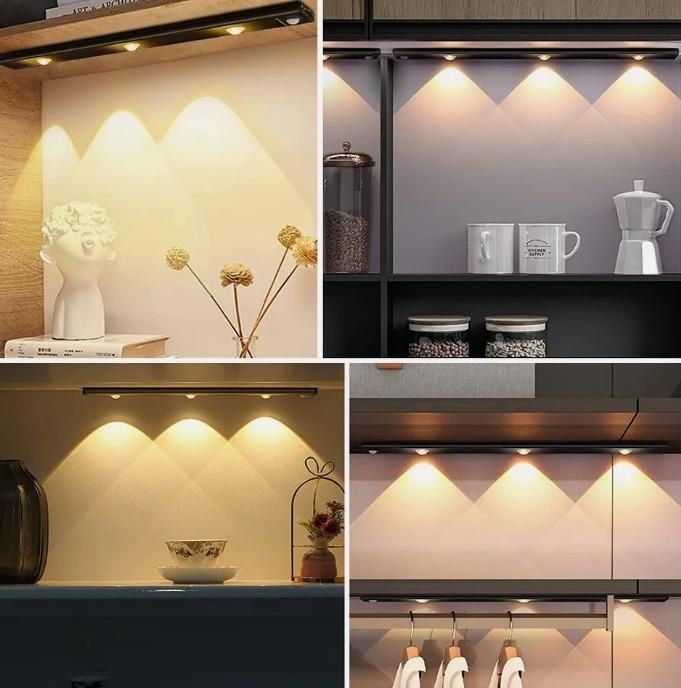 LED PIR Motion Sensor Cabinet Light – Rechargeable & Stick-On Convenience