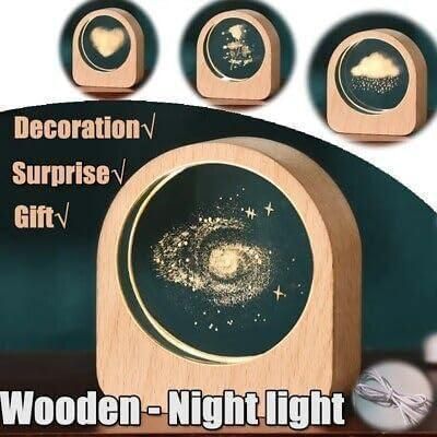 Solar System Crystal Sphere – 3D Planet Desktop Decor